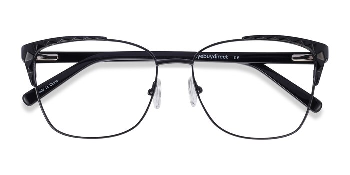 Black Signora -  Acetate, Metal Eyeglasses