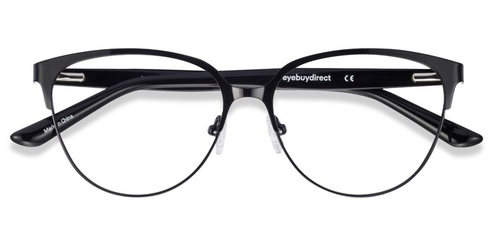 Black & Leopard Marigold -  Fashion Acetate, Metal Eyeglasses