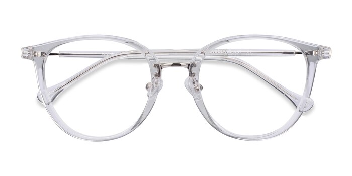 Clear Shelby -  Acetate, Metal Eyeglasses