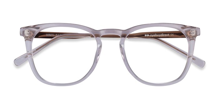 Clear Vinyl -  Geek Acetate Eyeglasses