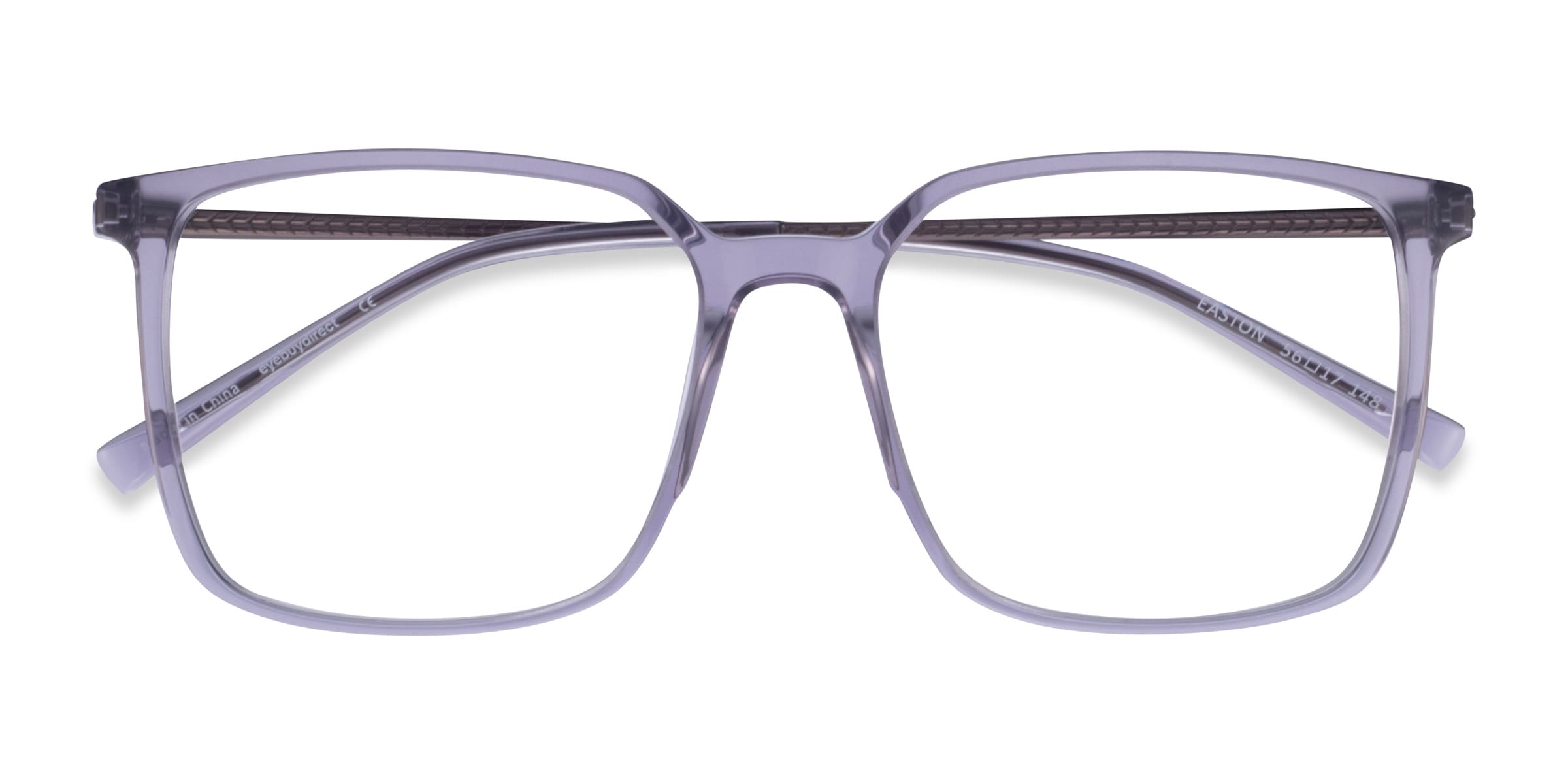 Easton Square Clear Blue Glasses for Men | Eyebuydirect