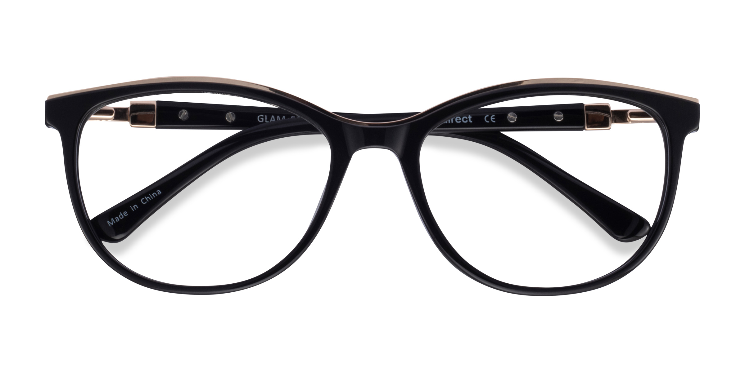 Female s hornAcetate, Metal Prescription eyeglasses - Eyebuydirect s Glam