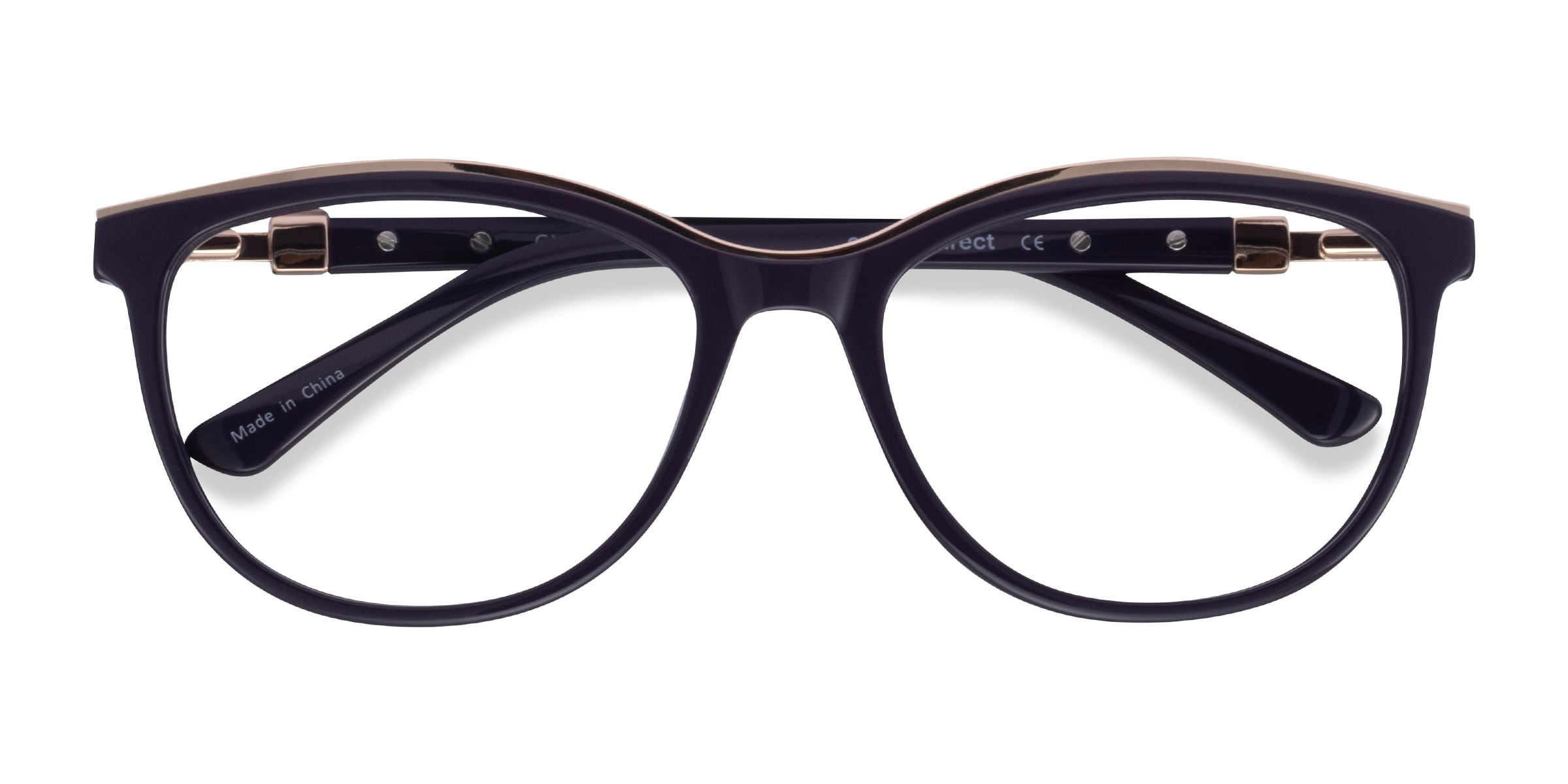 Female s hornAcetate, Metal Prescription eyeglasses - Eyebuydirect s Glam
