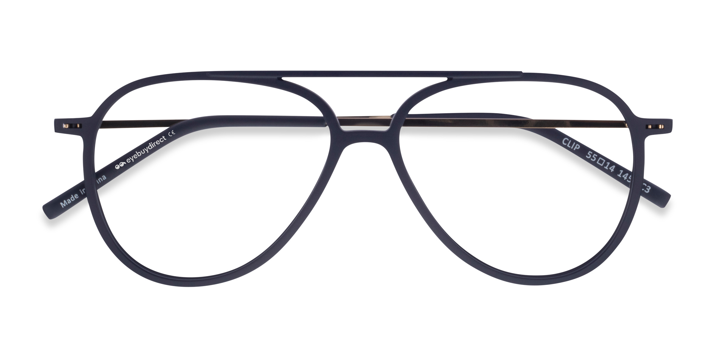 Unisex s aviatorPlastic, Metal Prescription eyeglasses - Eyebuydirect s Clip