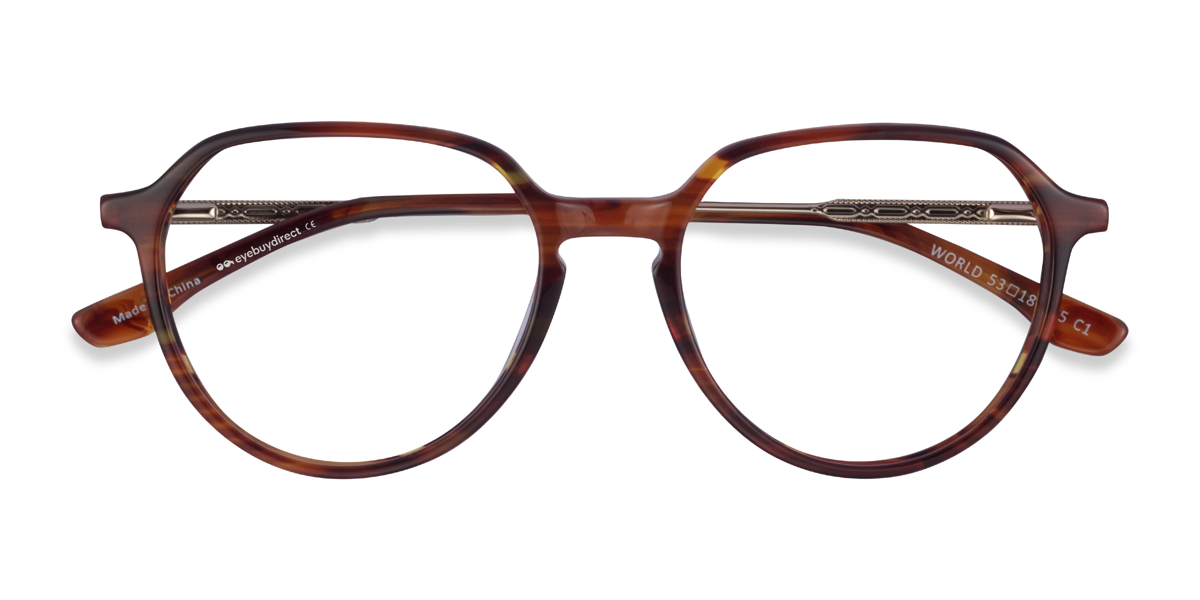 Striped Eyeglasses EyeBuyDirect