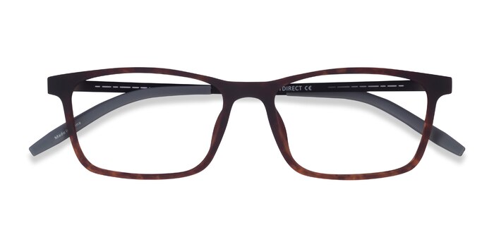 Matte Tortoise Black Rebus -  Metal Eyeglasses