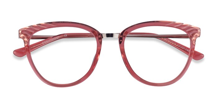 Clear Pink Momentous -  Colorful Acetate Eyeglasses