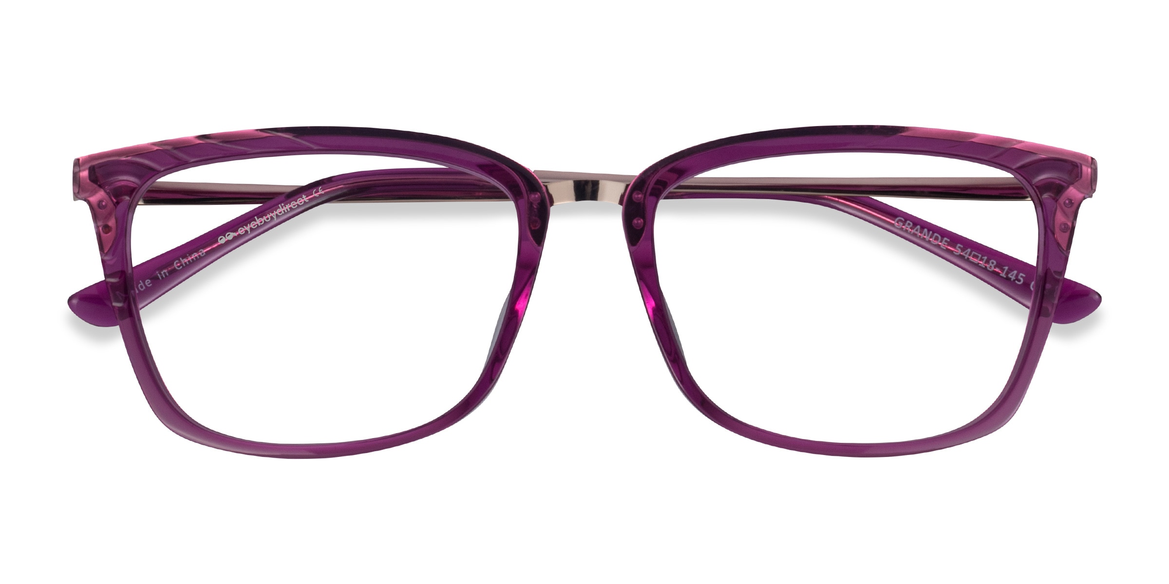 womens purple eyeglass frames