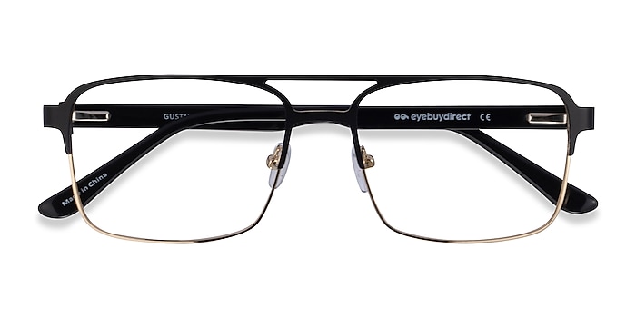 Black Gold Gustave -  Acetate Eyeglasses