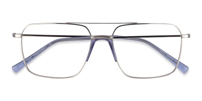 Silver Blue Matt -  Acetate Eyeglasses