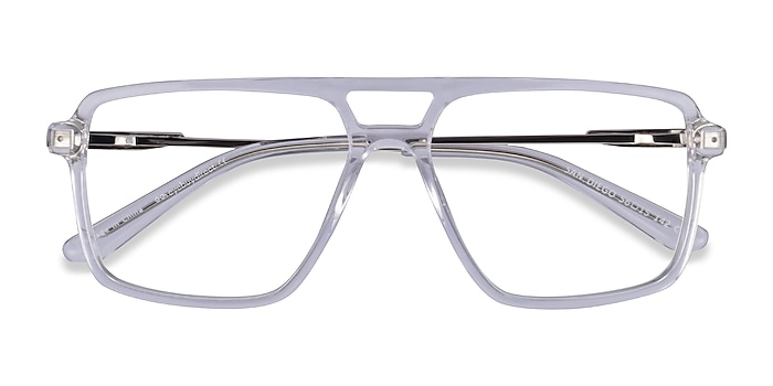 Clear Silver San Diego -  Acetate Eyeglasses