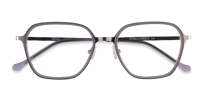 Gray Silver Atami -  Acetate Eyeglasses