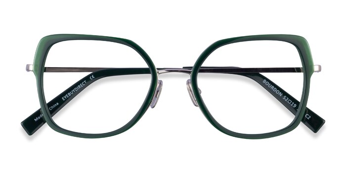 Green Silver Bourdon -  Acetate Eyeglasses