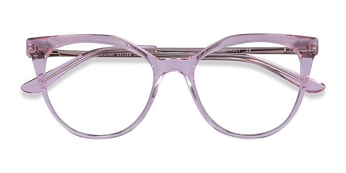 Clear Pink Carolina -  Acetate Eyeglasses