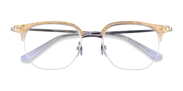 Clear Yellow Silver Witty -  Acétate Lunettes de vue