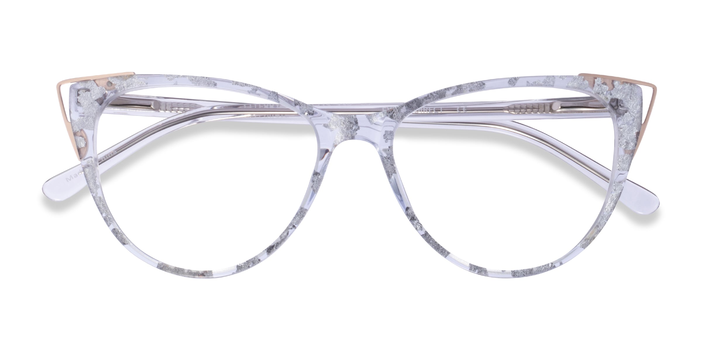 silver cat eye glasses