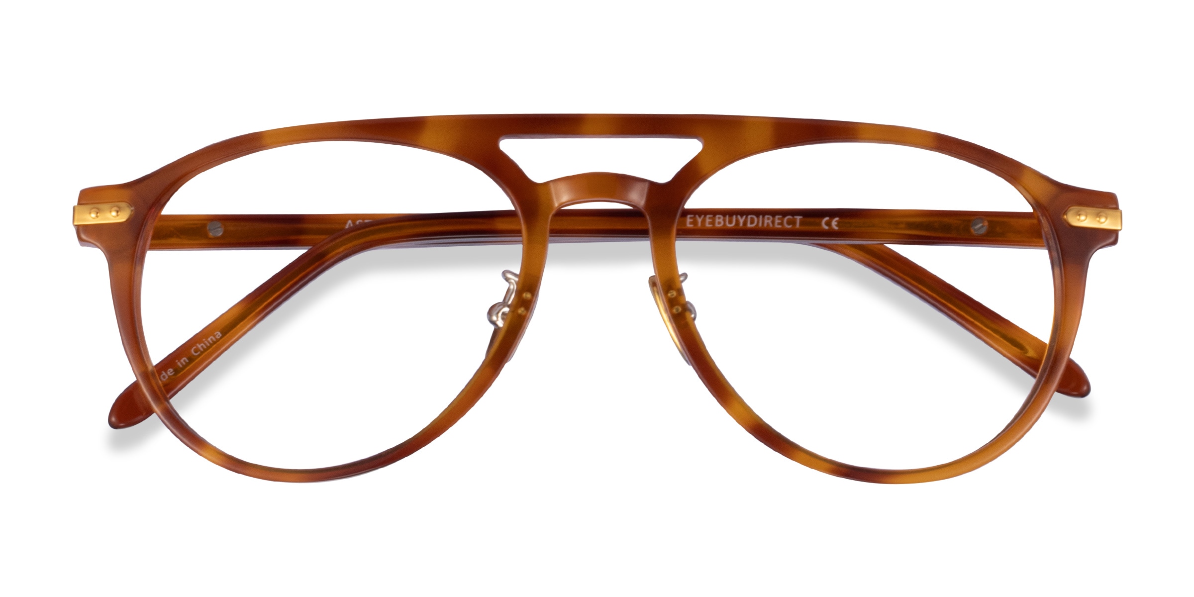 brown and gold glasses frames