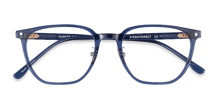 Clear Blue Hunter -  Acetate Eyeglasses