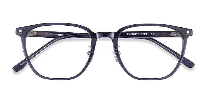 Clear Gray Hunter -  Acetate Eyeglasses