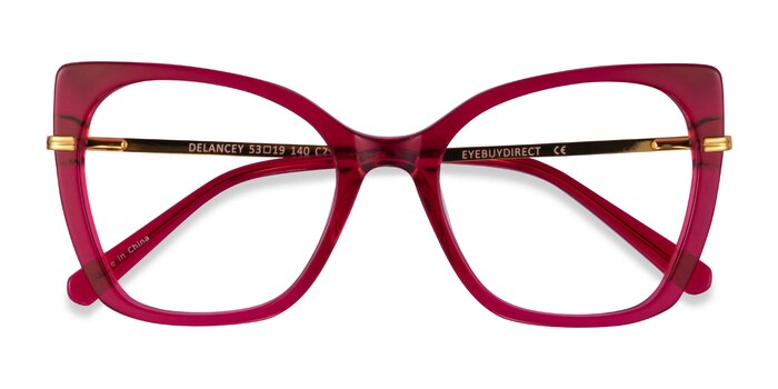 Clear Pink Gold Delancey -  Acetate Eyeglasses