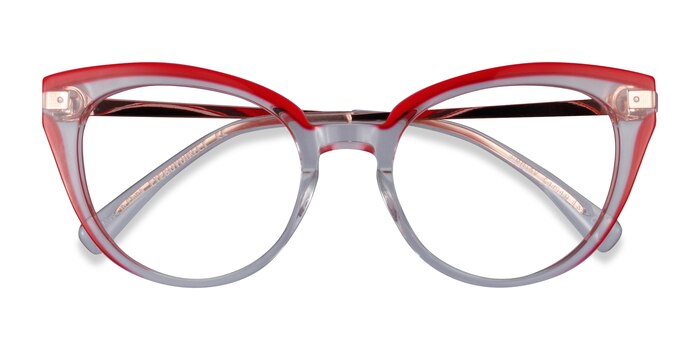 Clear Red Friday -  Acetate Eyeglasses