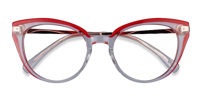 Clear Red Friday -  Acetate Eyeglasses