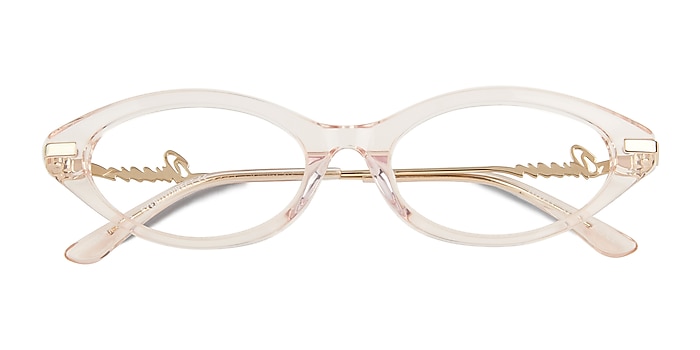 Clear Champagne Lovely -  Acetate Eyeglasses