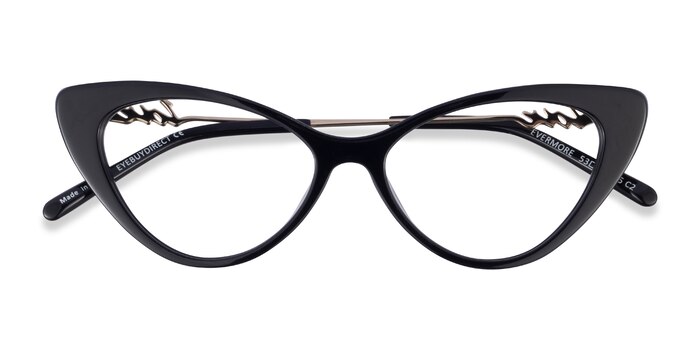 Black Evermore -  Acetate Eyeglasses