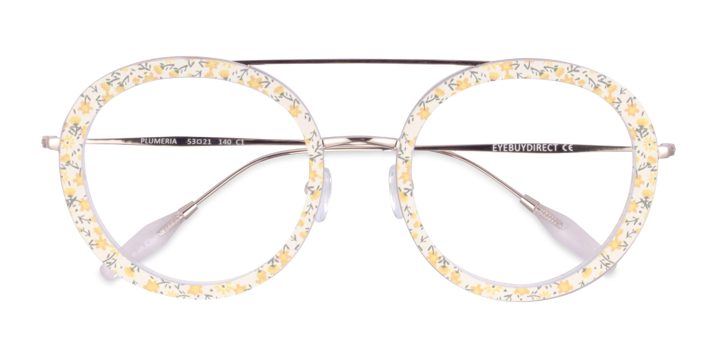 floral prescription glasses