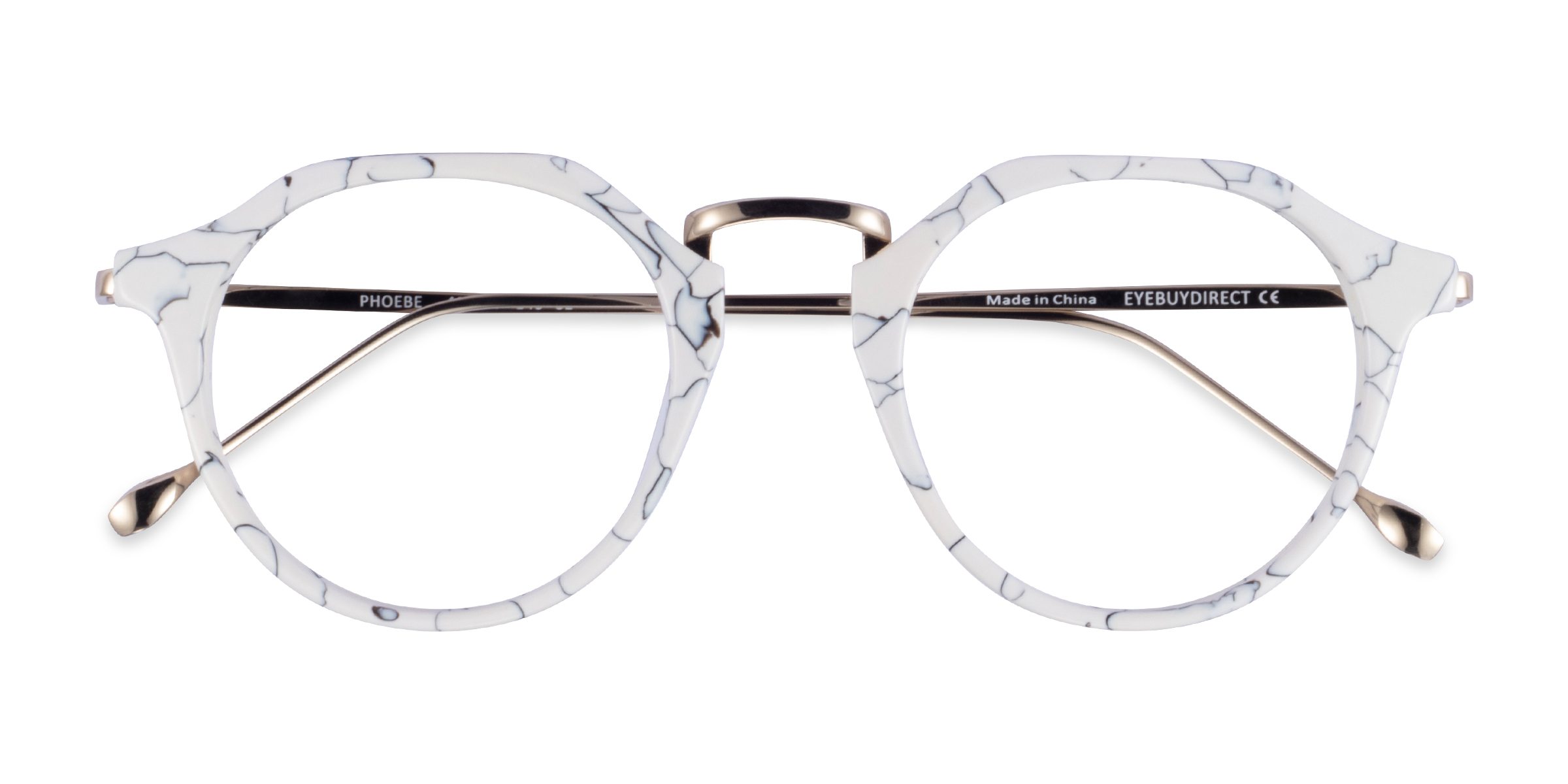 Female s roundAcetate,Metal Prescription eyeglasses - Eyebuydirect s Phoebe