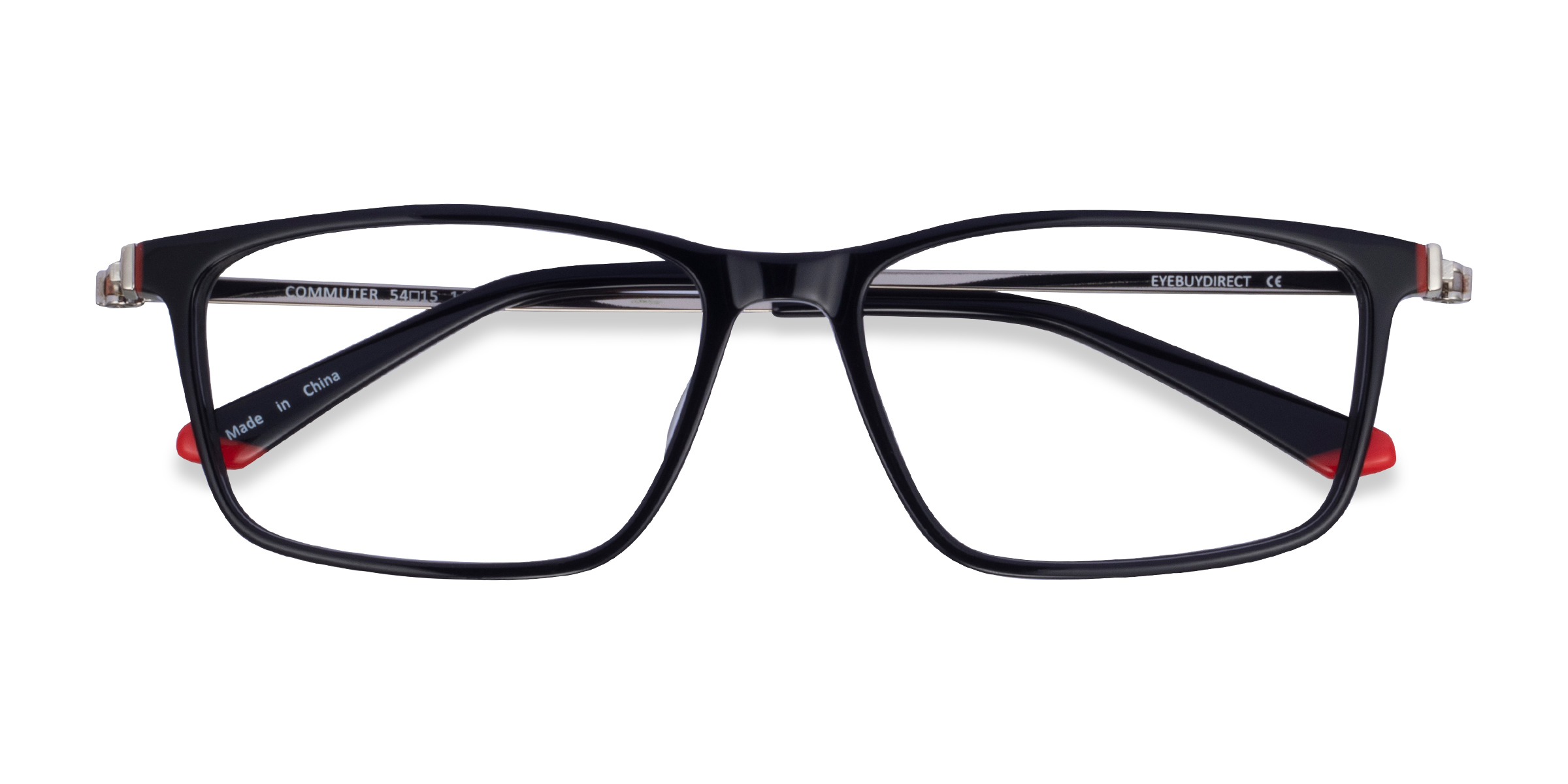 Unisex s rectangleAcetate,Metal Prescription eyeglasses - Eyebuydirect s Commuter
