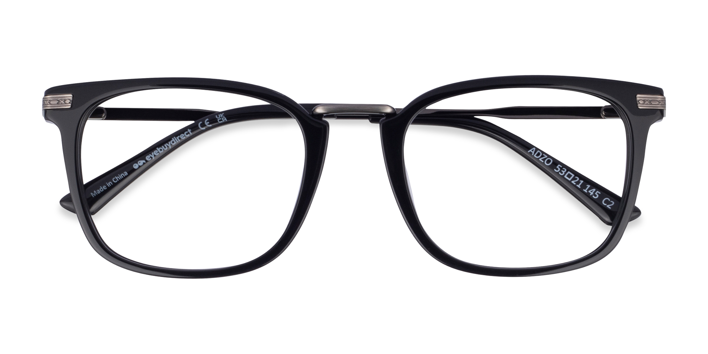 Male s squareAcetate,Metal Prescription eyeglasses - Eyebuydirect s Adzo