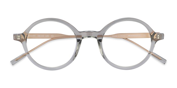 Clear Green Gregory -  Acetate Eyeglasses