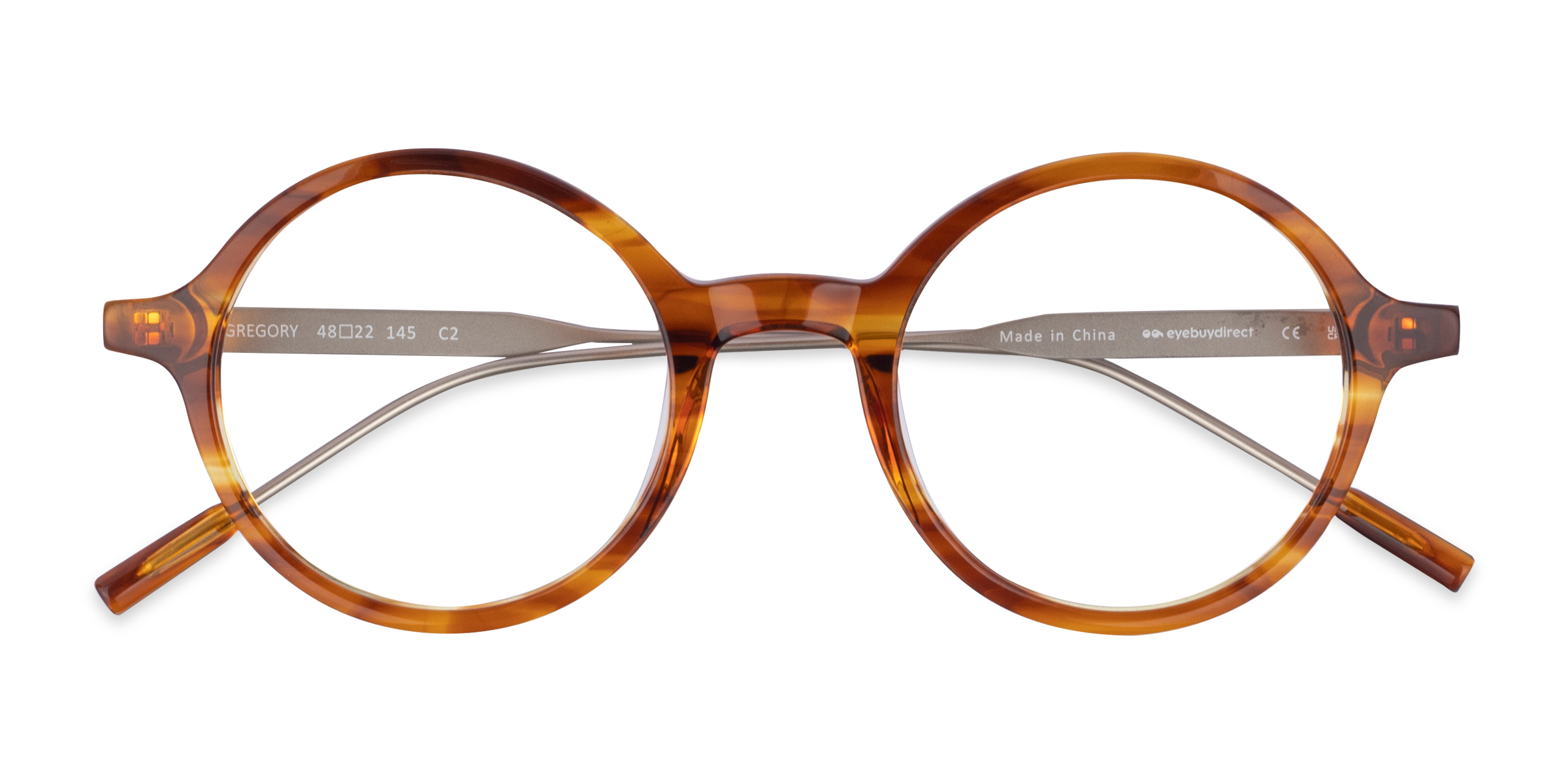 Male s roundAcetate,Metal Prescription eyeglasses - Eyebuydirect s Gregory