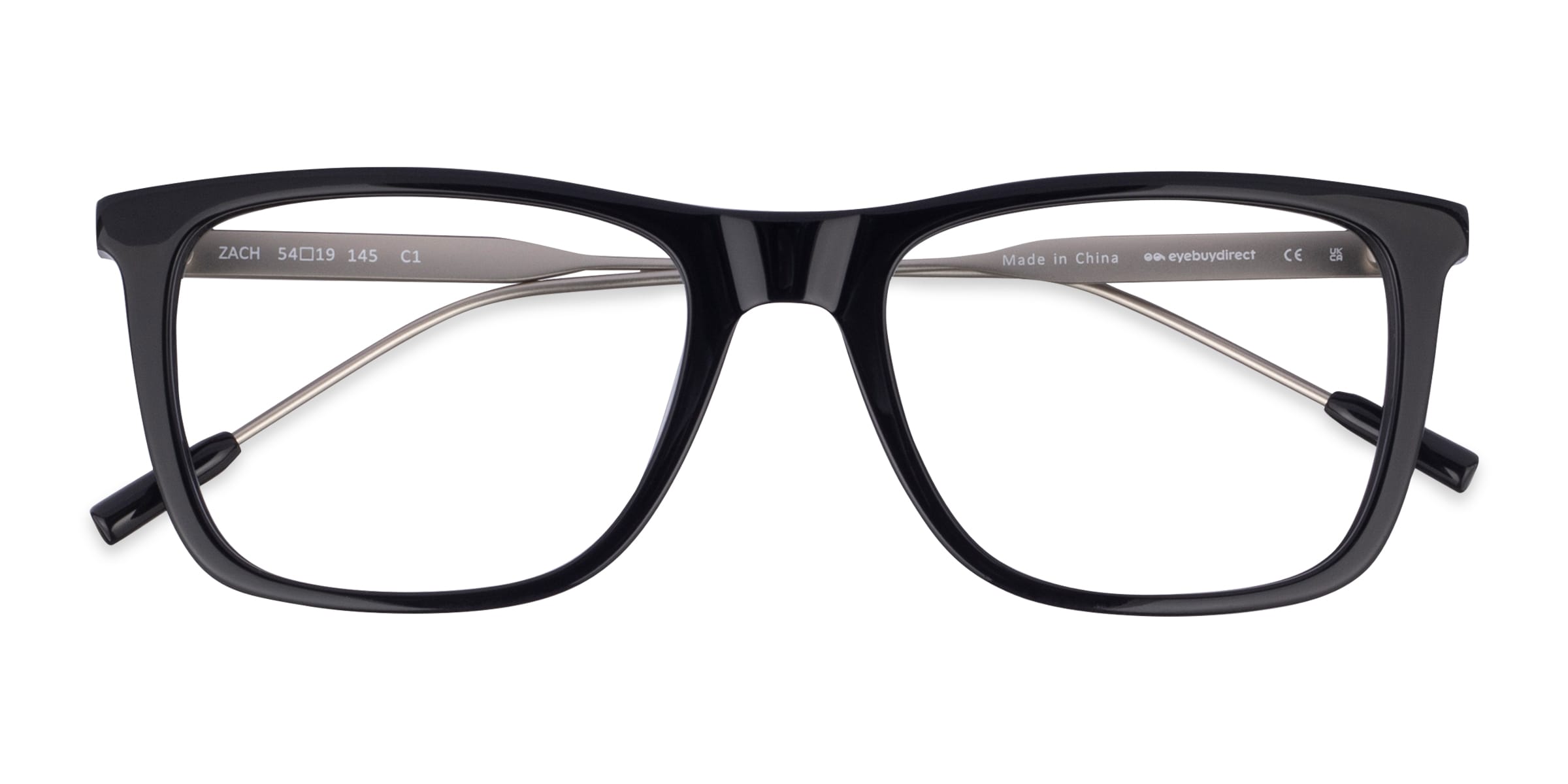 Black Zach - Acetate Eyeglasses