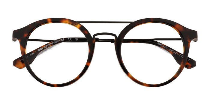 Tortoise Black Mallet -  Acetate Eyeglasses