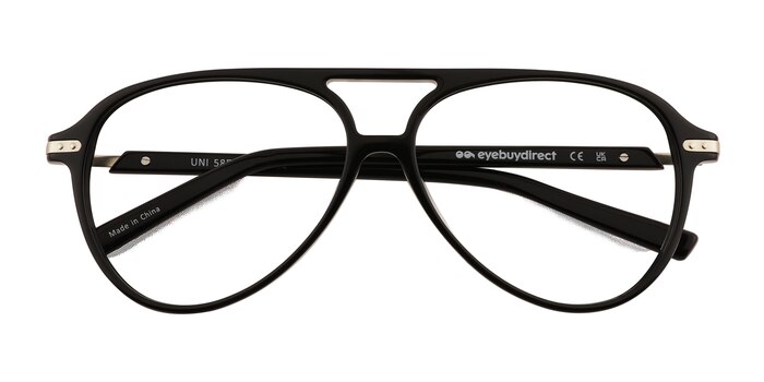 Black Uni -  Acetate Eyeglasses