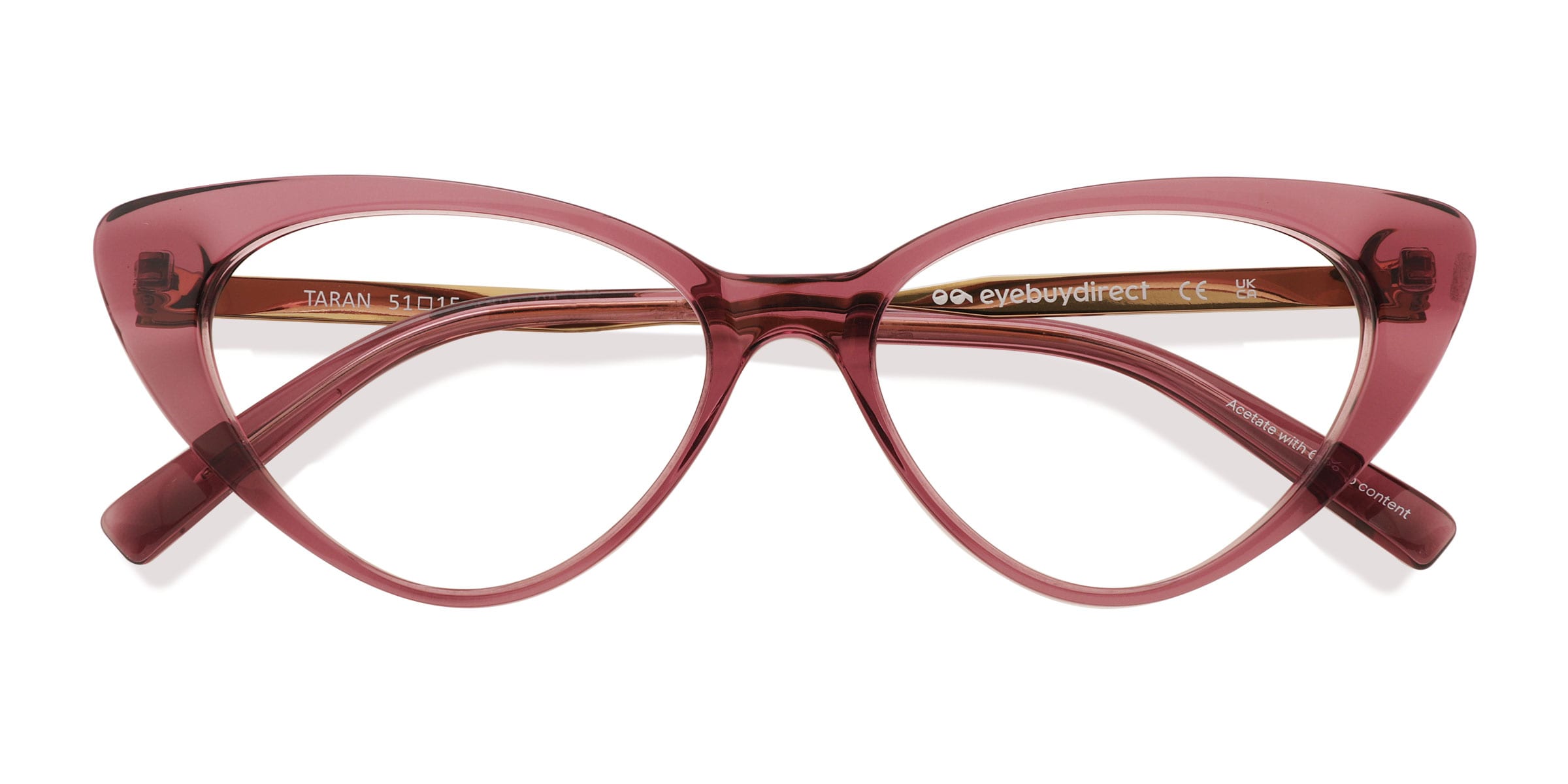 Unisex s horn Purple AcetateEco FriendlyMetal Prescription eyeglasses - Eyebuydirect s Taran 76$