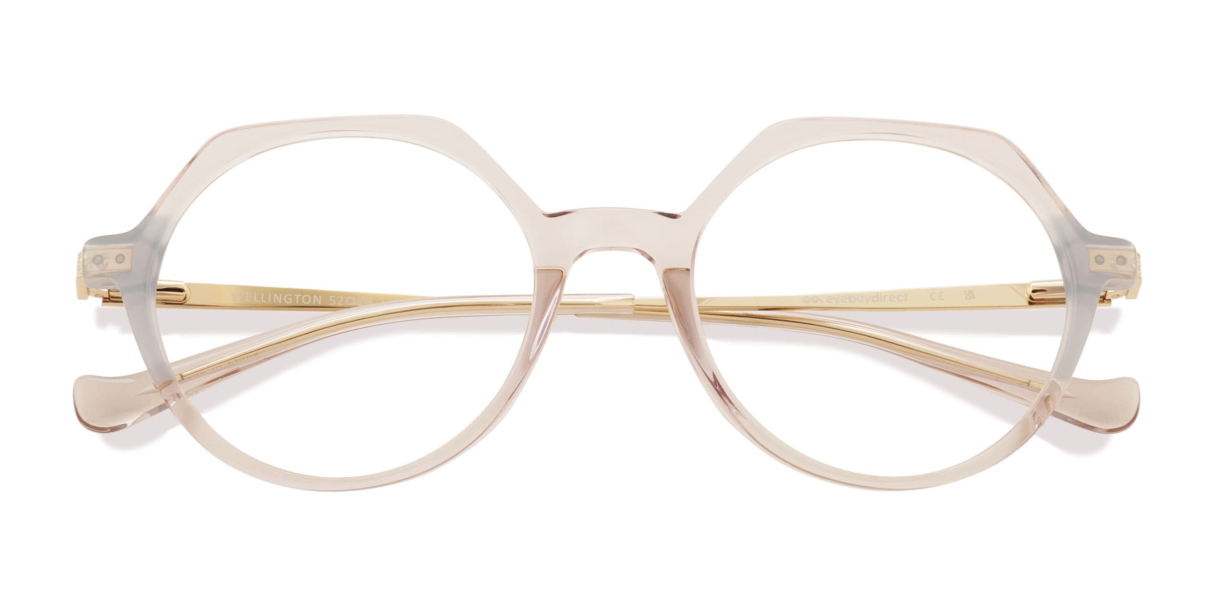 Wellington Geometric Gray Blue Full Rim Eyeglasses | Eyebuydirect