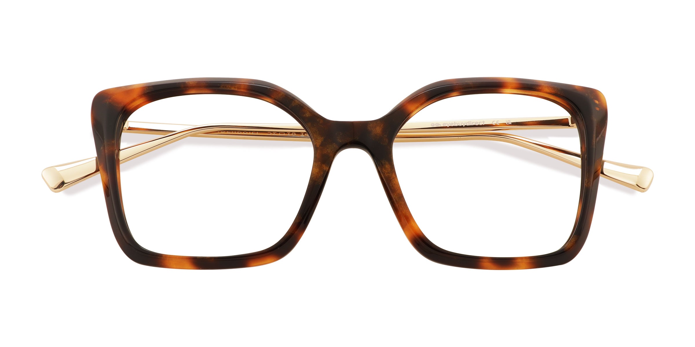 Unisex s square Tortoise AcetateMetal Prescription eyeglasses - Eyebuydirect s Vanderbuilt 59$