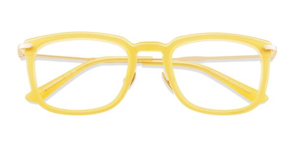 Yellow Clayton -  Acetate Eyeglasses