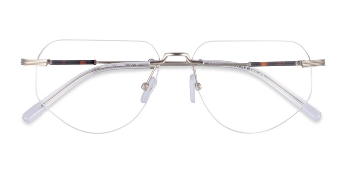 Doré Artifact -  Métal Lunettes de vue