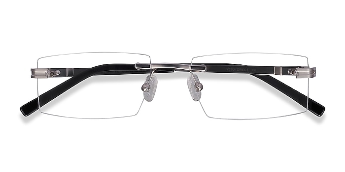 Silver Encrypt -  Lightweight Metal Eyeglasses