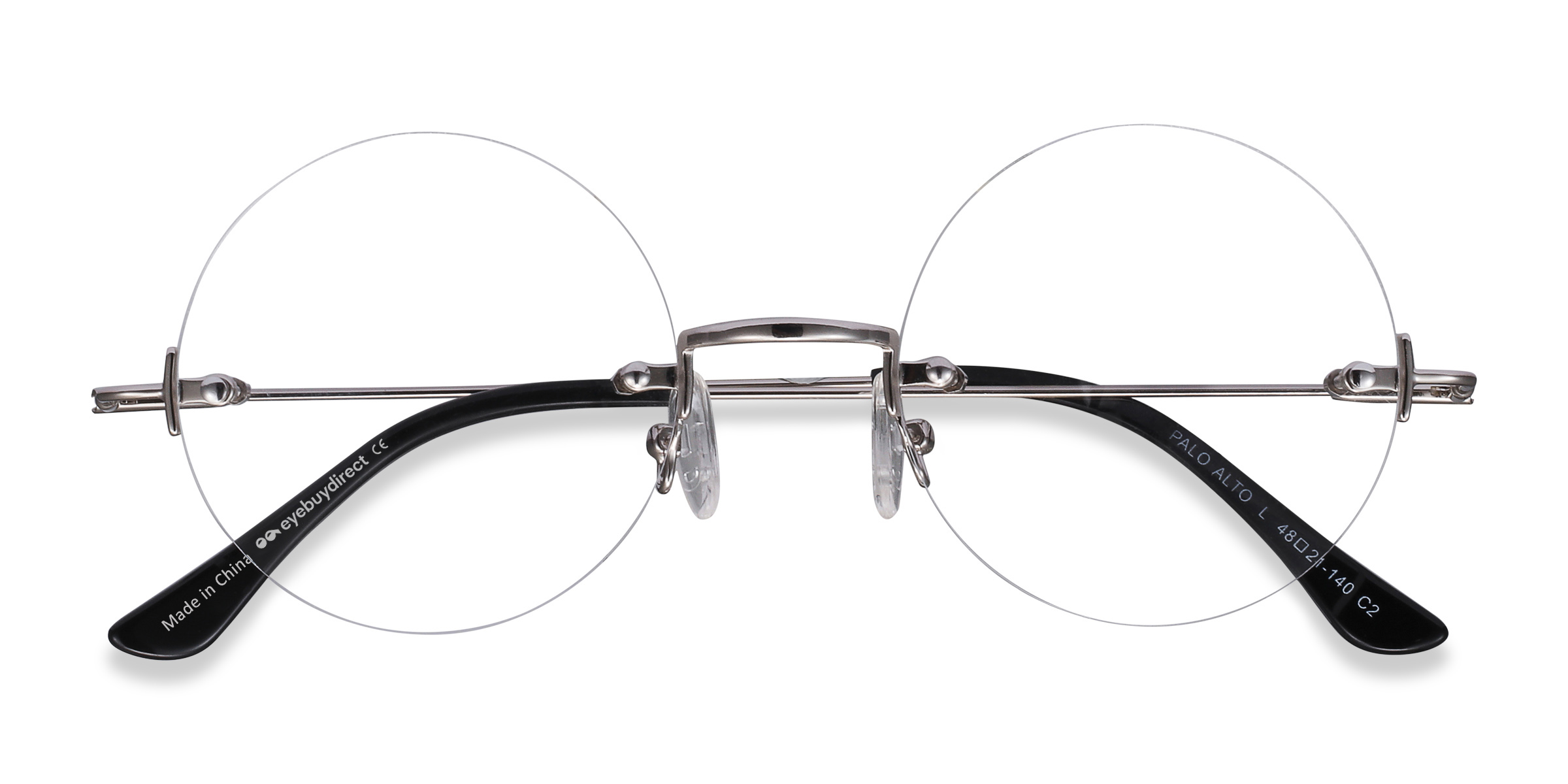 Unisex s roundMetal Prescription eyeglasses - Eyebuydirect s Palo Alto