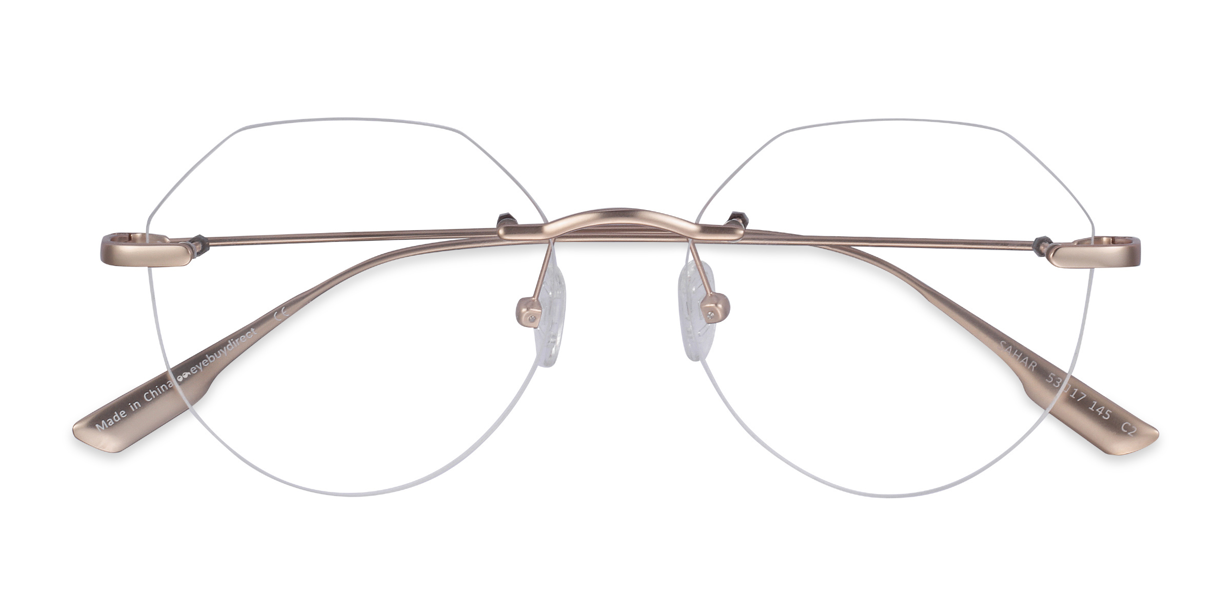 Unisex s geometricMetal Prescription eyeglasses - Eyebuydirect s Sahar