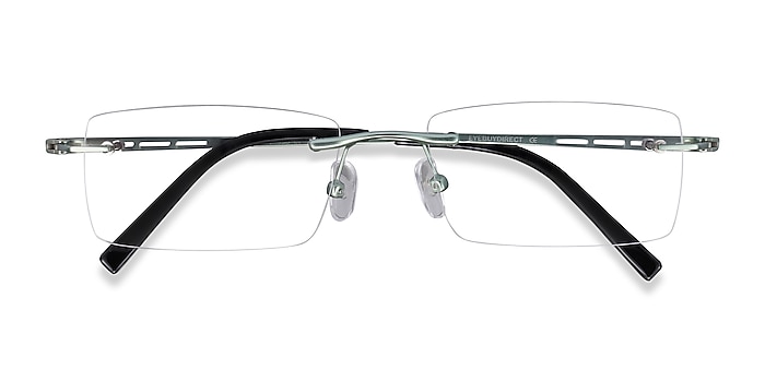 Light Green Percy -  Lightweight Metal Eyeglasses