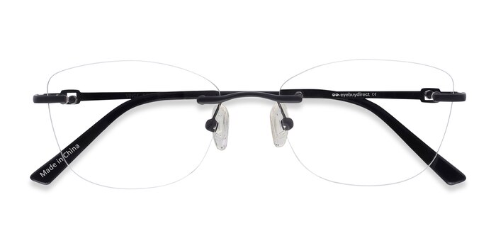Black Vince -  Lightweight Metal Eyeglasses