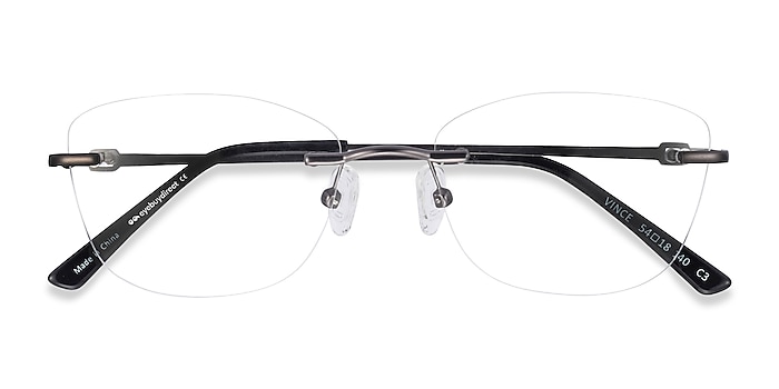 Gunmetal Vince -  Lightweight Metal Eyeglasses