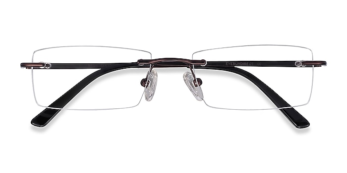 Brown Regis -  Lightweight Metal Eyeglasses
