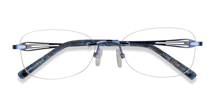 Blue Scene -  Lightweight Metal Eyeglasses